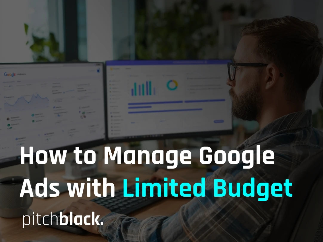 person working on google ads